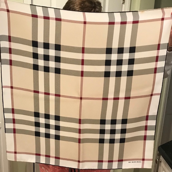 Burberry Accessories - Silk Burberry Scarf